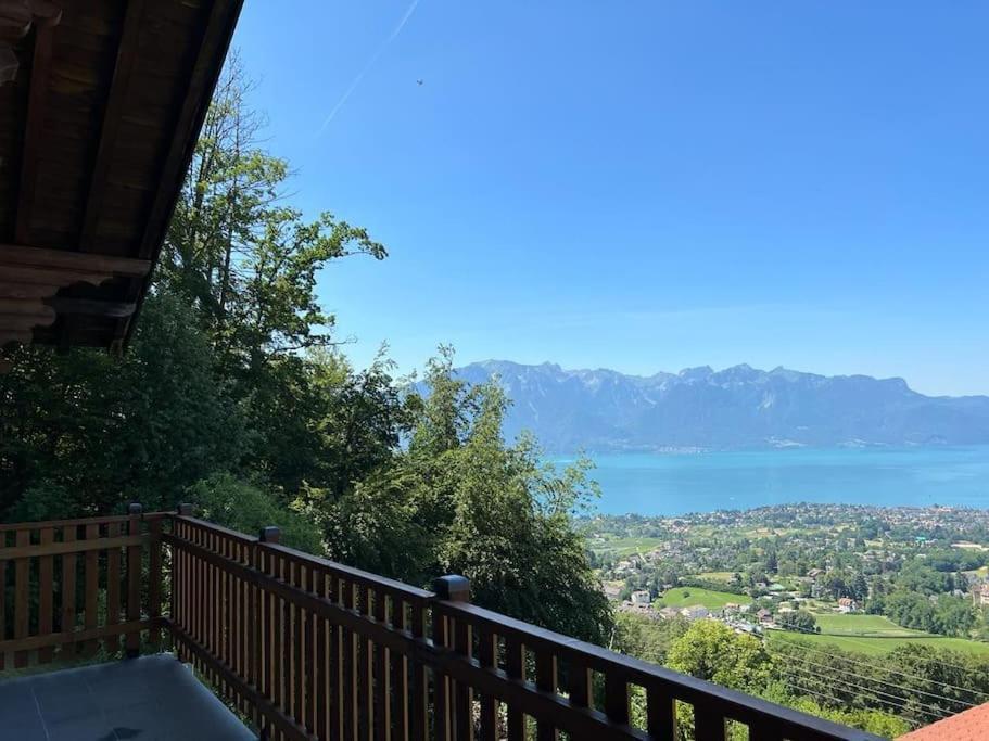 Swiss Chalet - Mountain And Lake View Blonay Екстер'єр фото
